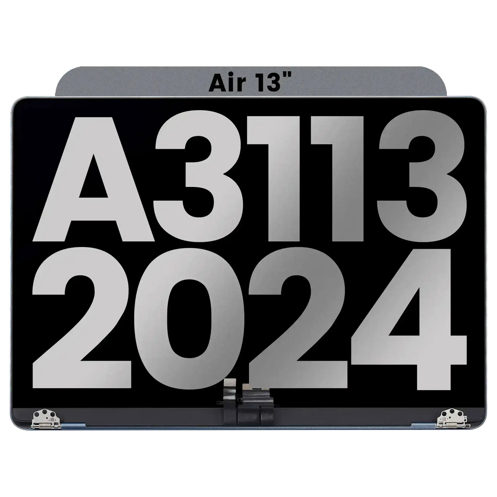 Complete LCD-Display für MacBook Air 13" (M3) (A3113 / Early 2024) (gebrauchter OEM-Ausbau, Qualität B) (Space Grau)