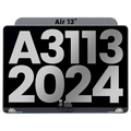 Complete LCD-Display für MacBook Air 13" (M3) (A3113 / Early 2024) (gebrauchter OEM-Ausbau, Qualität B) (Space Grau)