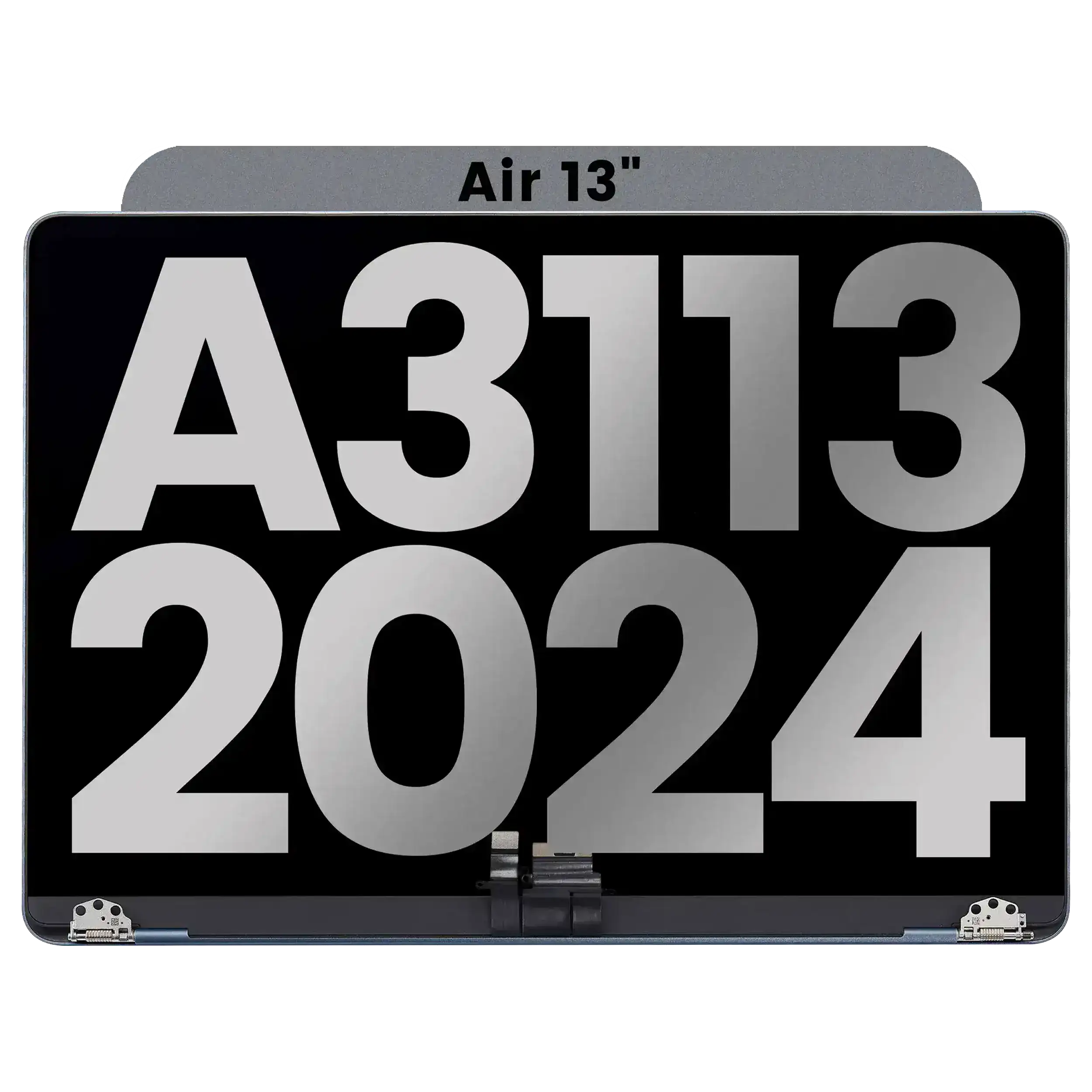 Complete LCD-Display für MacBook Air 13" (M3) (A3113 / Early 2024) (gebrauchter OEM-Ausbau, Qualität B) (Space Grau)