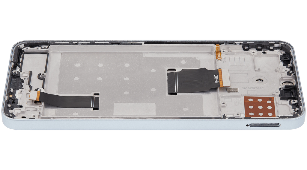 LCD-Display mit Rahmen für Honor X8A / X50i / 90 Lite (Refurbished) (Titanium Silber)