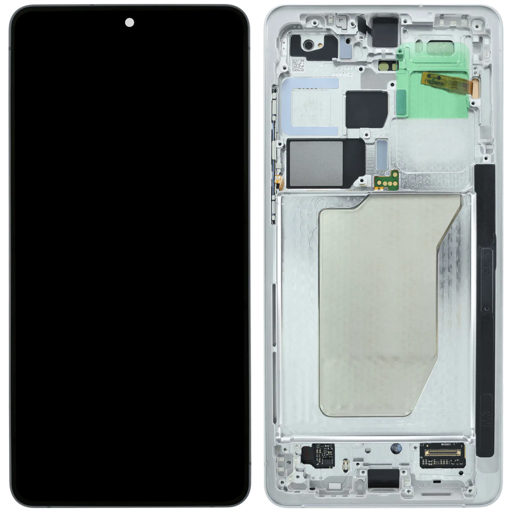 OLED-Display mit Rahmen für Samsung Galaxy S26 Ultra 5G (US & International) (Refurbished) (Weiß)
