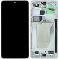 OLED-Display mit Rahmen für Samsung Galaxy S26 Ultra 5G (US & International) (Refurbished) (Weiß)