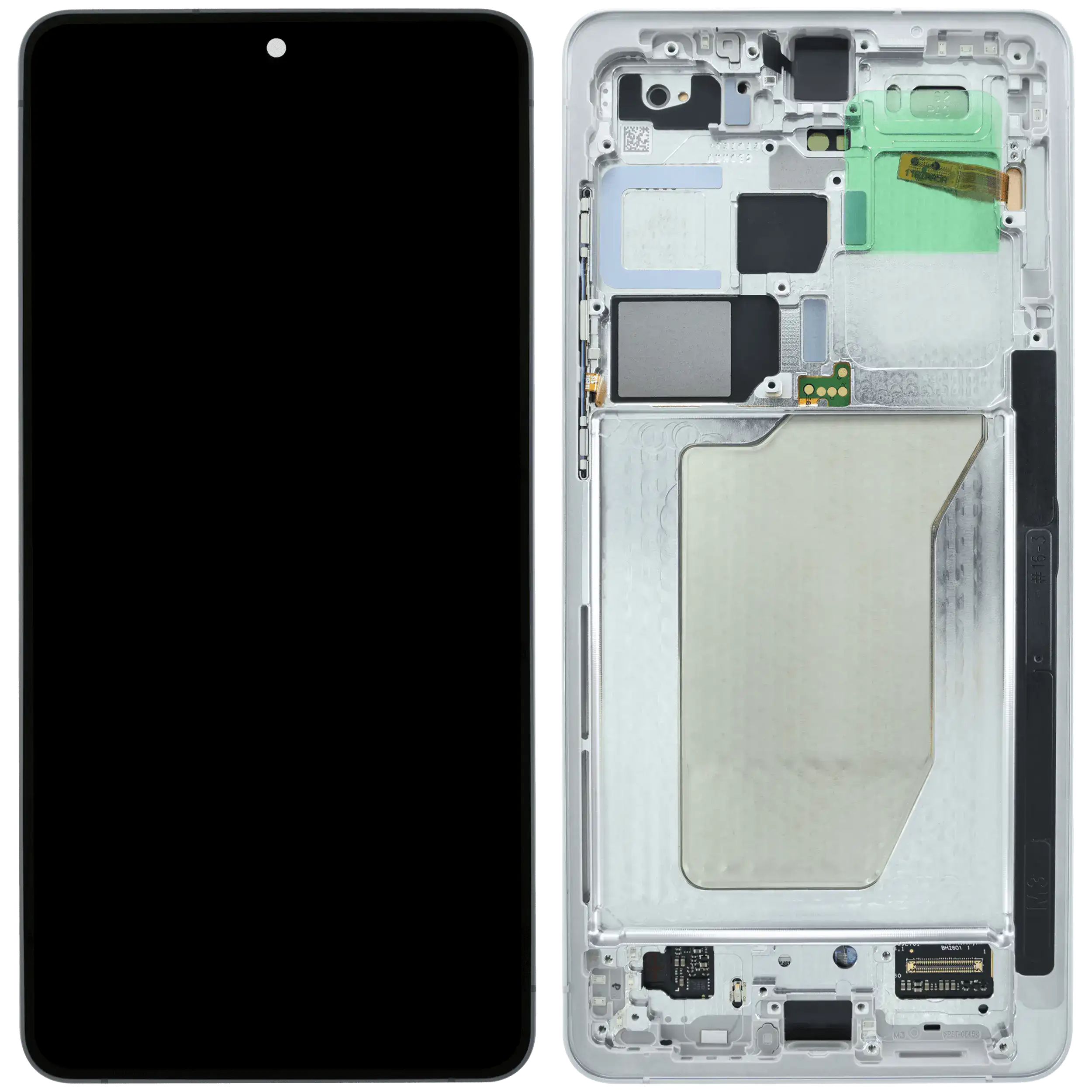 OLED-Display mit Rahmen für Samsung Galaxy S26 Ultra 5G (US & International) (Refurbished) (Weiß)