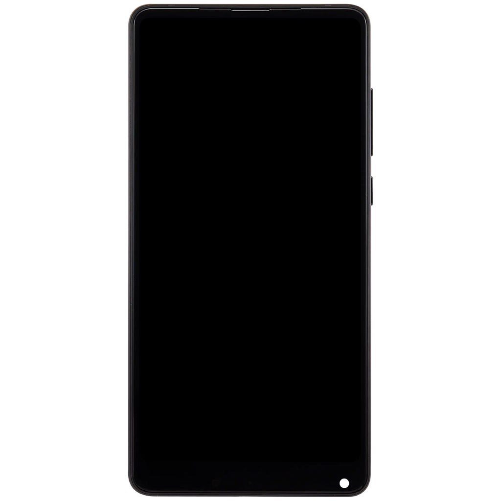 LCD-Display mit Rahmen für Xiaomi Mi Mix 2S (Aftermarket Plus) (Schwarz)