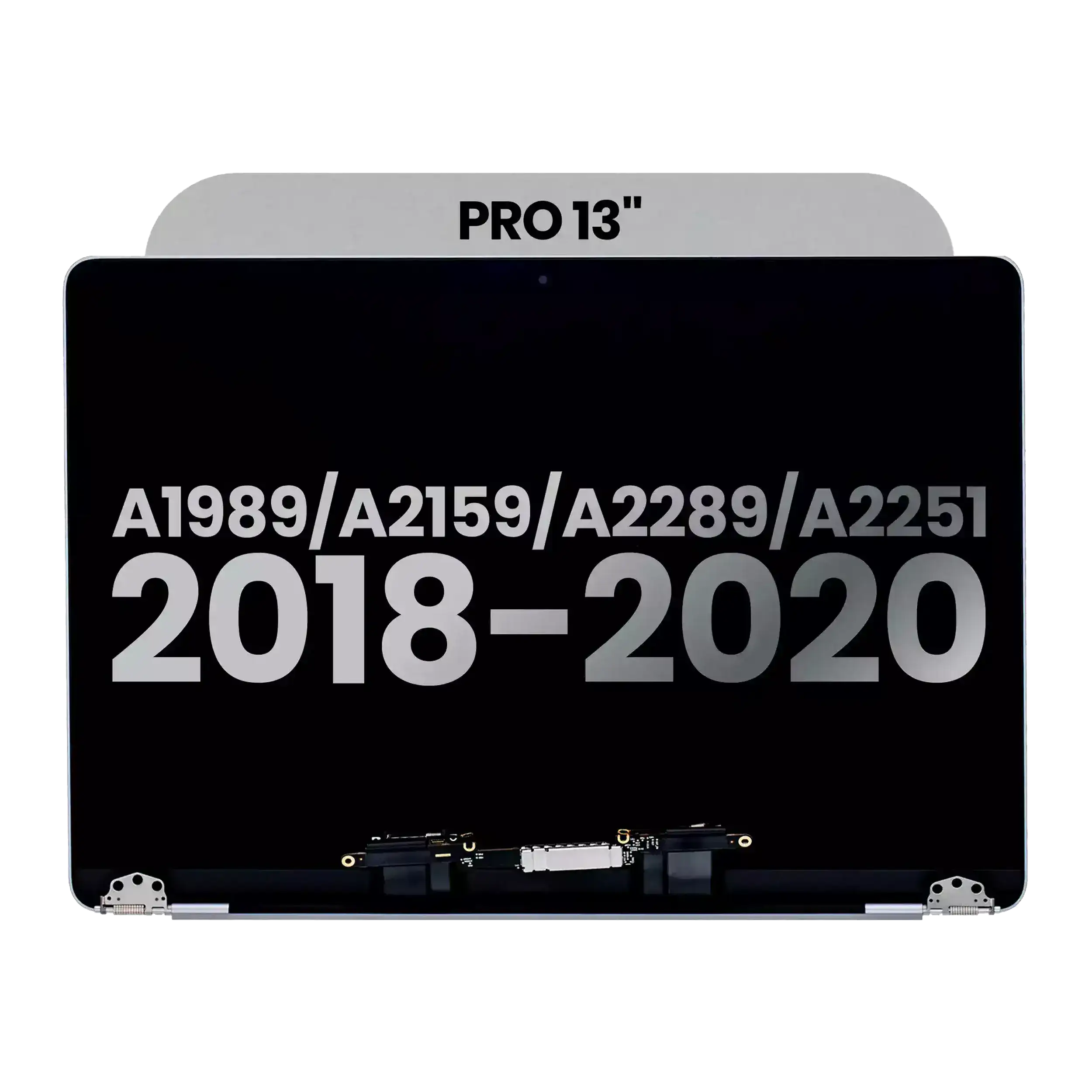 Complete LCD-Display für MacBook Pro 13" A1989 (2018-2019) / A2159 (2019) / A2289 / A2251 (2020) (gebrauchter OEM-Ausbau, Qualität C) (Space Grau)