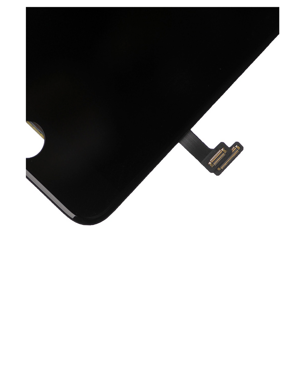Complete LCD-Display mit Stahlplatte für iPhone 7 (mit Front Camera: Prox Sensor & Ear Speaker) (Aftermarket Plus Quality: XO6) (Schwarz)