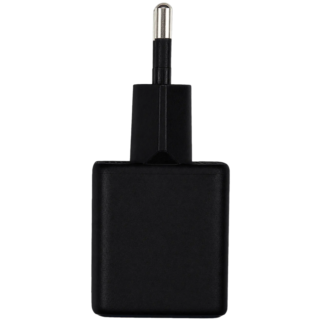 AmpSentrix Pro 30W 2-in-1 USB-C / USB-A GaN Wall Adapter (220V / EU Plug) (Schwarz Titanium)