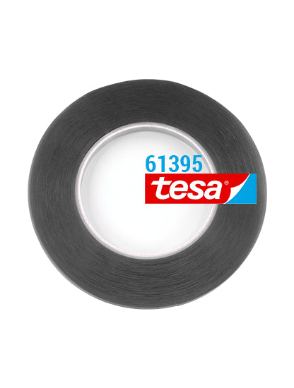 Double-Sided Acrylic Adhesive Tape Black 10MM x 25M Tesa Model # 61395