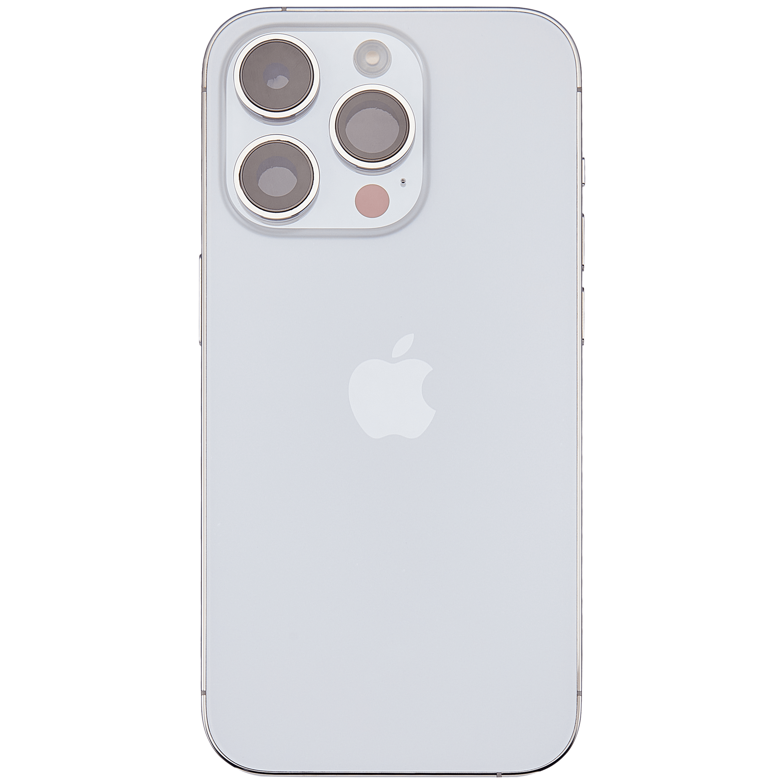 Backcover/Rahmen mit Small Parts für iPhone 14 Pro (EU / Global Version) (gebrauchter OEM-Ausbau, Qualität A) (Silber)