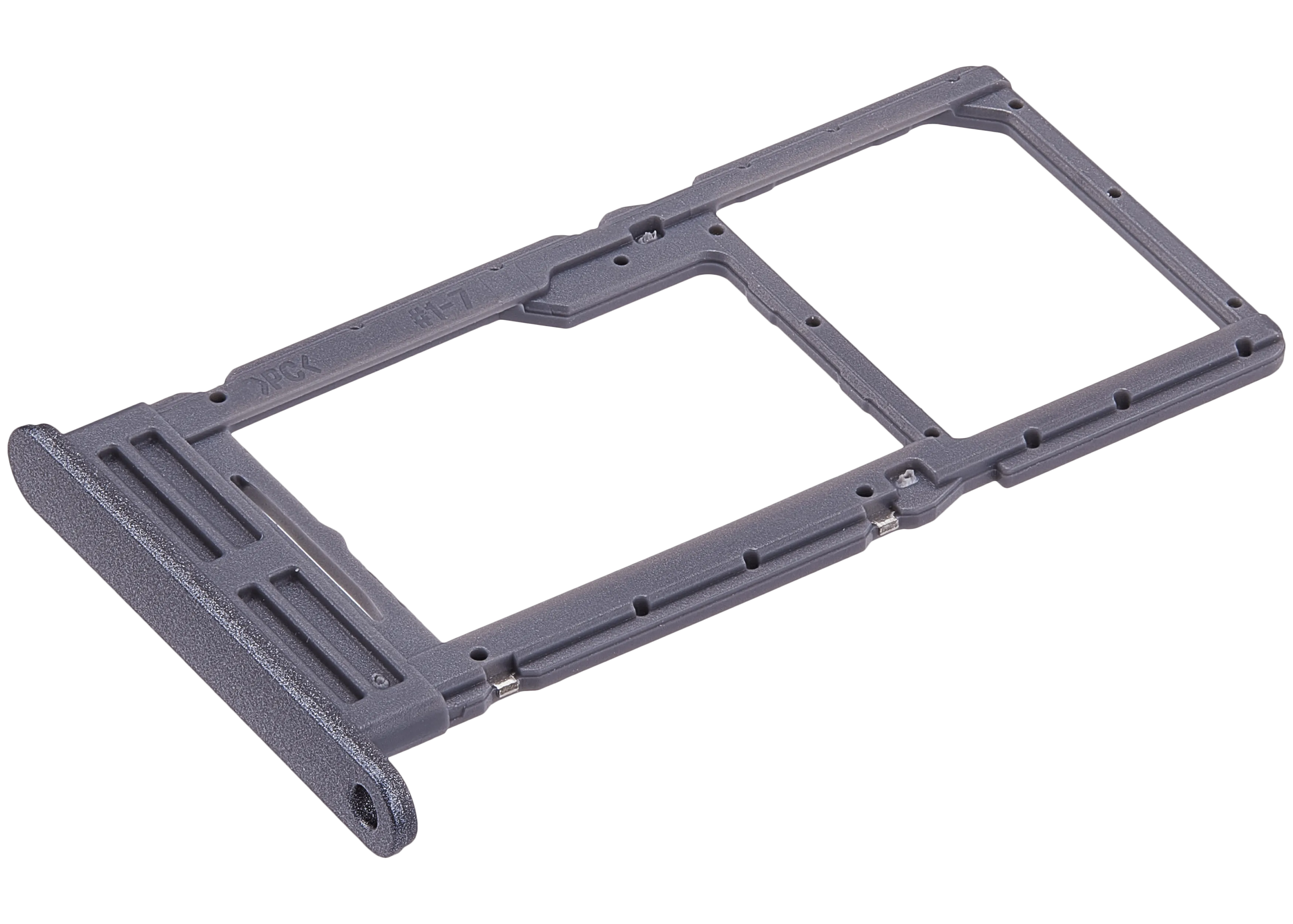 Dual Sim Card Tray für Samsung Galaxy Tab A11 Plus (X236B) (Schwarz)