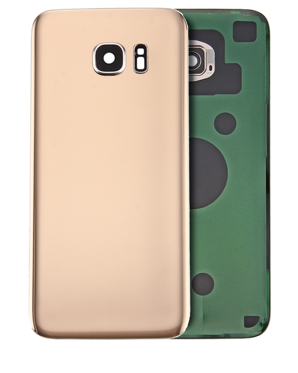 Back Cover with Camera Lens for Samsung Galaxy S7 Edge (Service Pack) (Gold)
