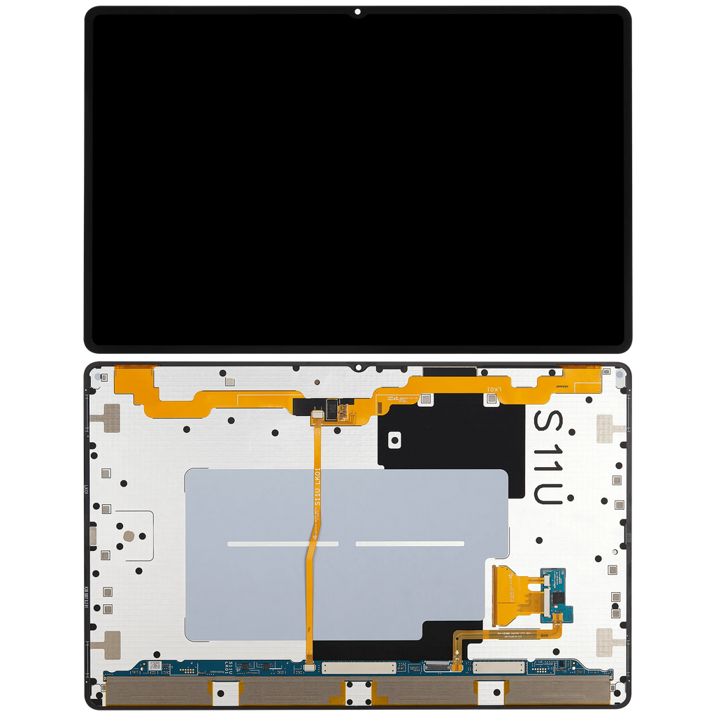 OLED-Display ohne Rahmen für Samsung Galaxy Tab S11 Ultra 14.6" (X930 / X936B) (2025) (Grau) (Premium)