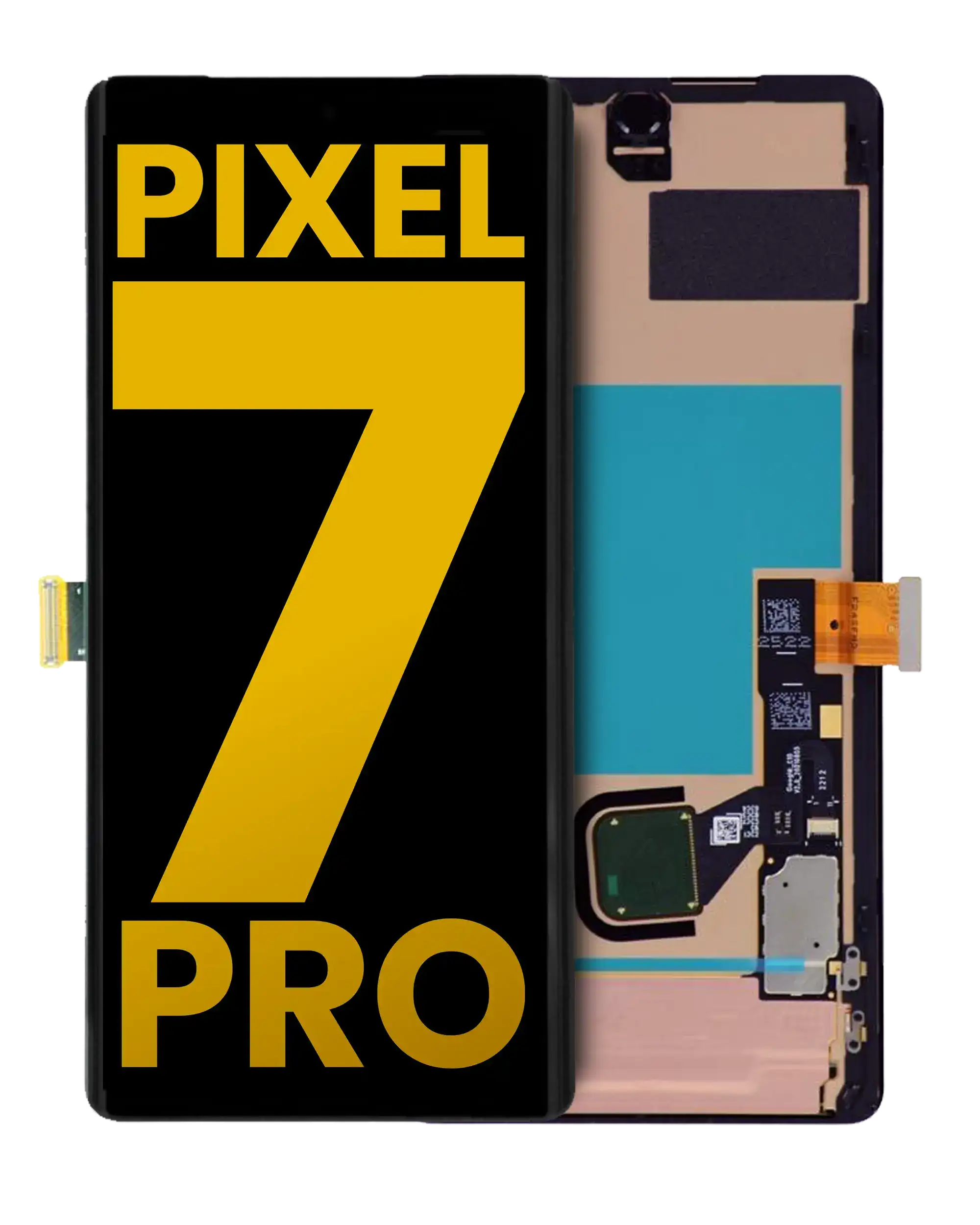 OLED-Display ohne Rahmen (mit Fingerprint Sensor) für Google Pixel 7 Pro (Refurbished) (Alle Farben)