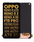 OLED-Display ohne Rahmen für Oppo Reno 4/5, A95, Realme V15 (Refurbished)