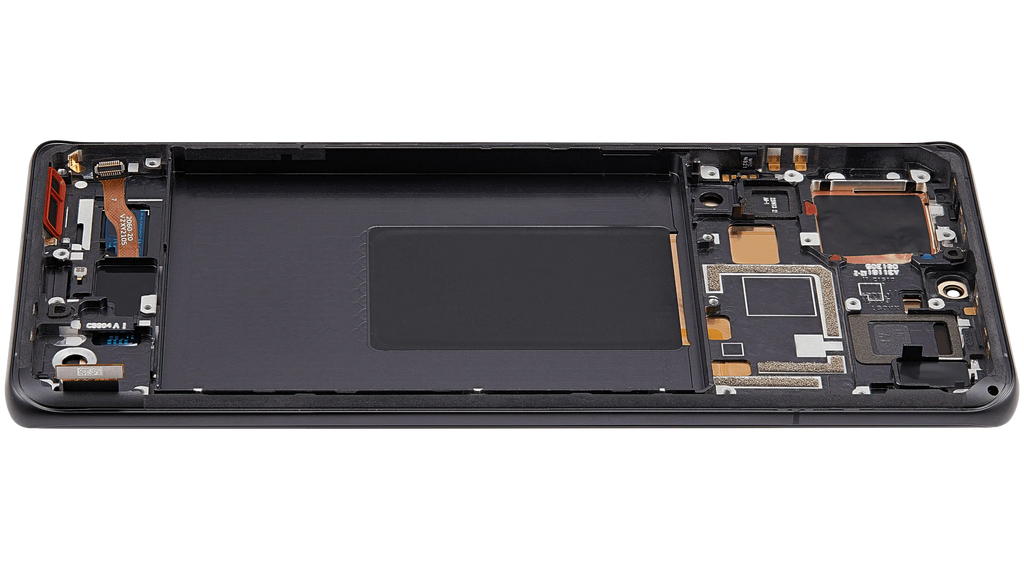 OLED-Display mit Rahmen für Xiaomi 12 Pro / 12S Pro (Refurbished) (Grau)