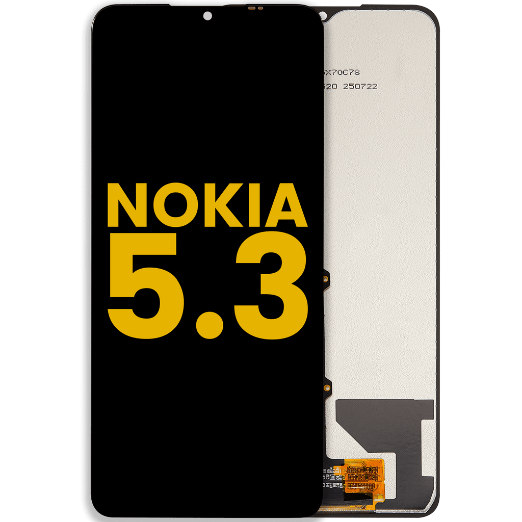 LCD-Display ohne Rahmen für Nokia 5.3 (Refurbished)