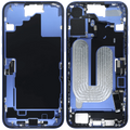 Midframe/Rahmen mit Ladebuchse Flex & Small Parts für iPhone 16 Plus (EU / Global Version) (gebrauchter OEM-Ausbau, Qualität C) (Ultramarine)