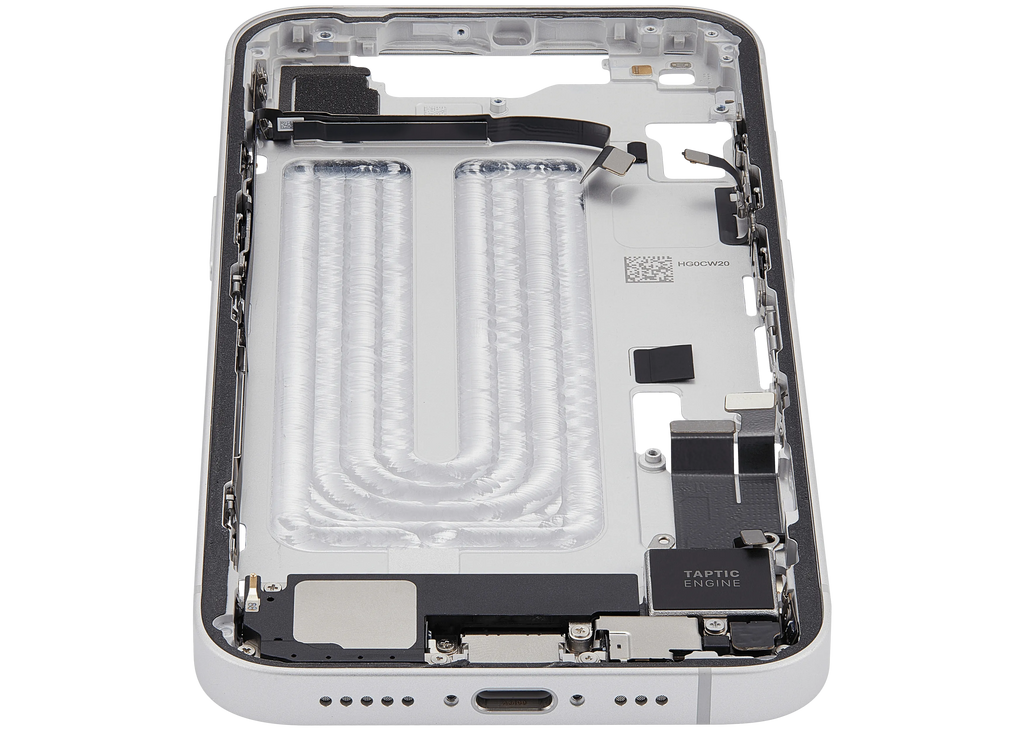 Original Apple-Ausbau B gebraucht – iPhone 16e / 17e EU / Rahmen Weiß