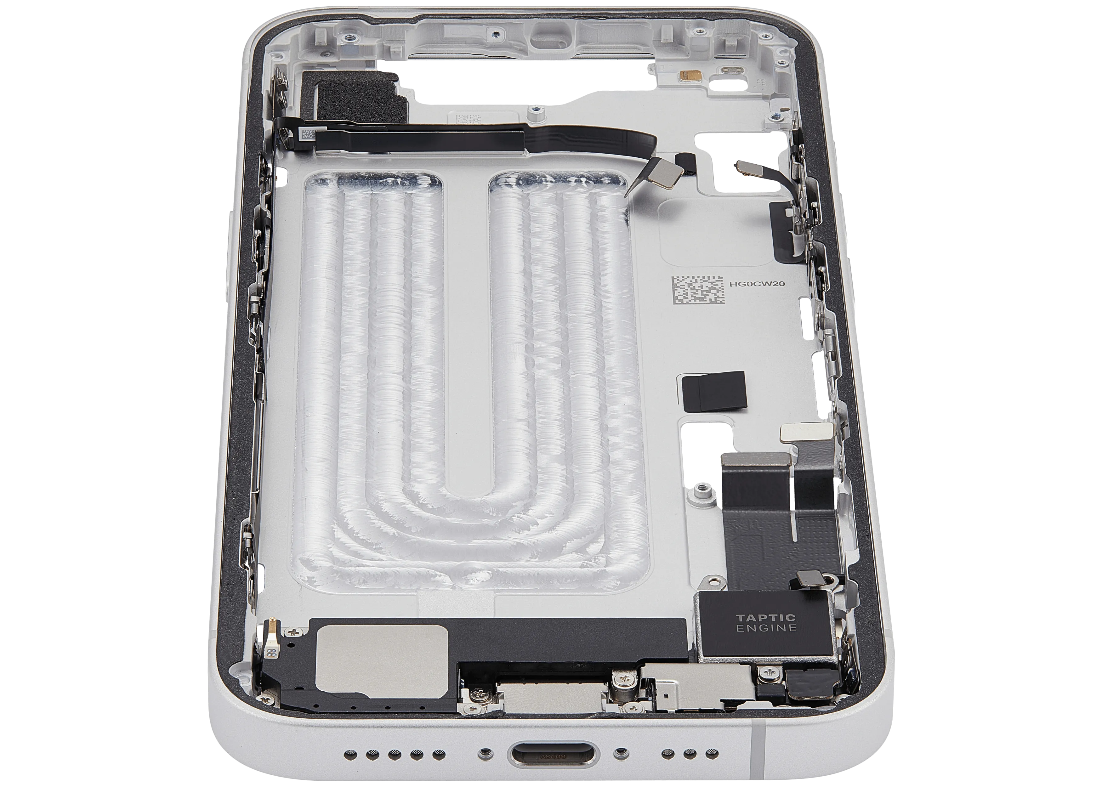 Original Apple-Ausbau B gebraucht – iPhone 16e / 17e EU / Rahmen Weiß