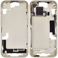 Midframe/Rahmen mit Small Parts für iPhone 15 (EU / Global Version) (gebrauchter OEM-Ausbau, Qualität A) (Gelb)