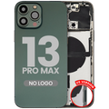 Backcover/Rahmen mit Small Parts für iPhone 13 Pro Max (US-Version) (Aftermarket Plus) (Alpine Grün)