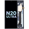 OLED Display with Frame for Samsung Galaxy Note 20 Ultra 5G (Service Pack) (Mystic Black)