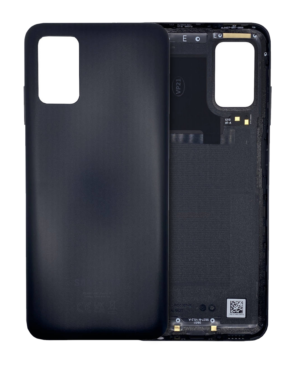 Back cover for Samsung Galaxy A03S (A037M / 2021) (Service Pack) (Black)