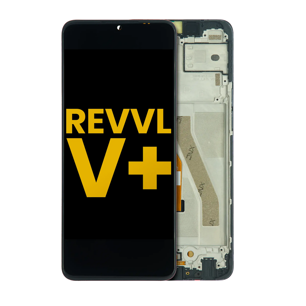 LCD-Display mit Rahmen für T-Mobile Revvl V+ 5G (Refurbished) (Alle Farben)