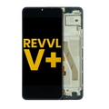 LCD-Display mit Rahmen für T-Mobile Revvl V+ 5G (Refurbished) (Alle Farben)