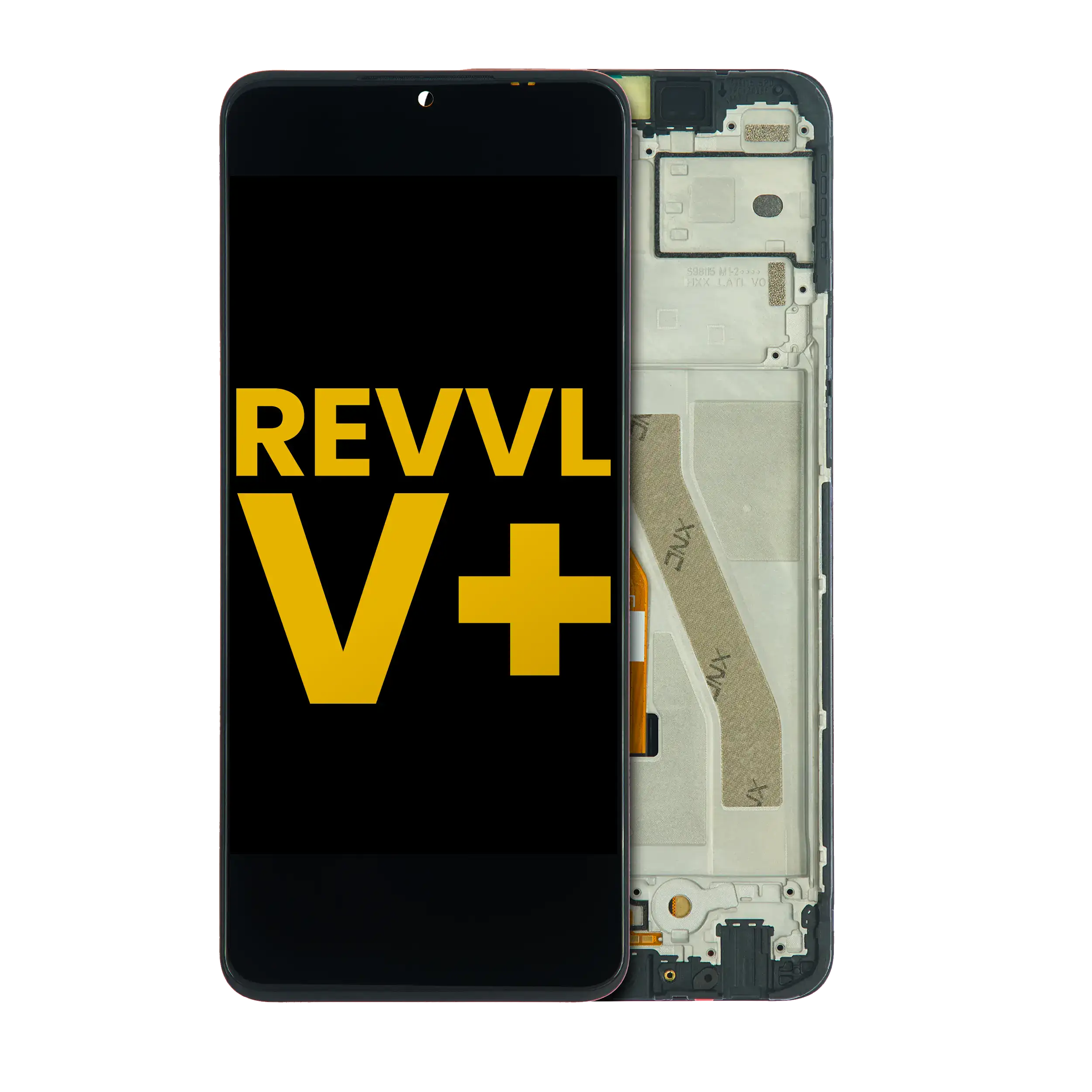 LCD-Display mit Rahmen für T-Mobile Revvl V+ 5G (Refurbished) (Alle Farben)