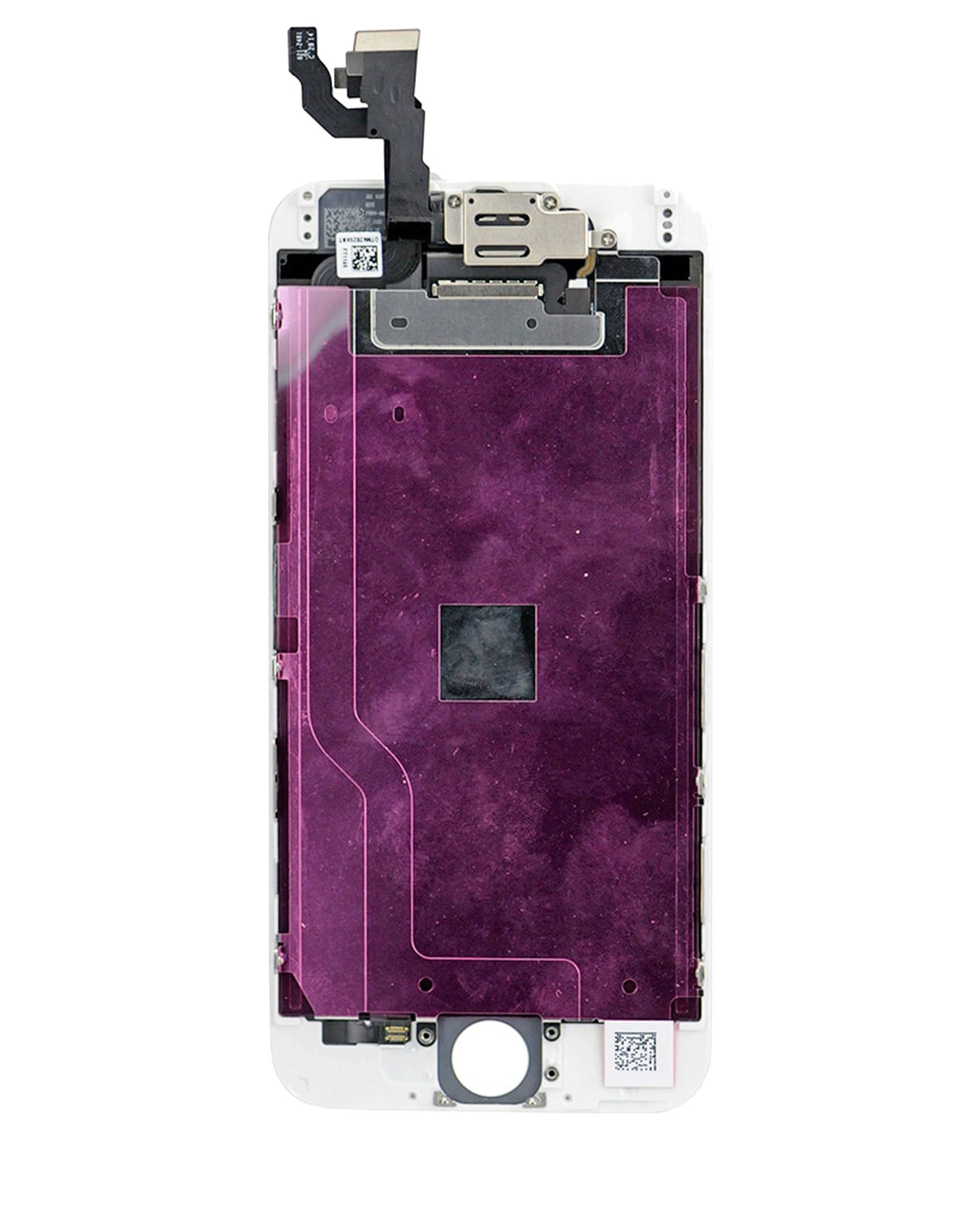 Complete LCD-Display für iPhone 6 (mit Front Camera: Prox Sensor & Ear Speaker) (Aftermarket Plus Quality: XO6) (Weiß)