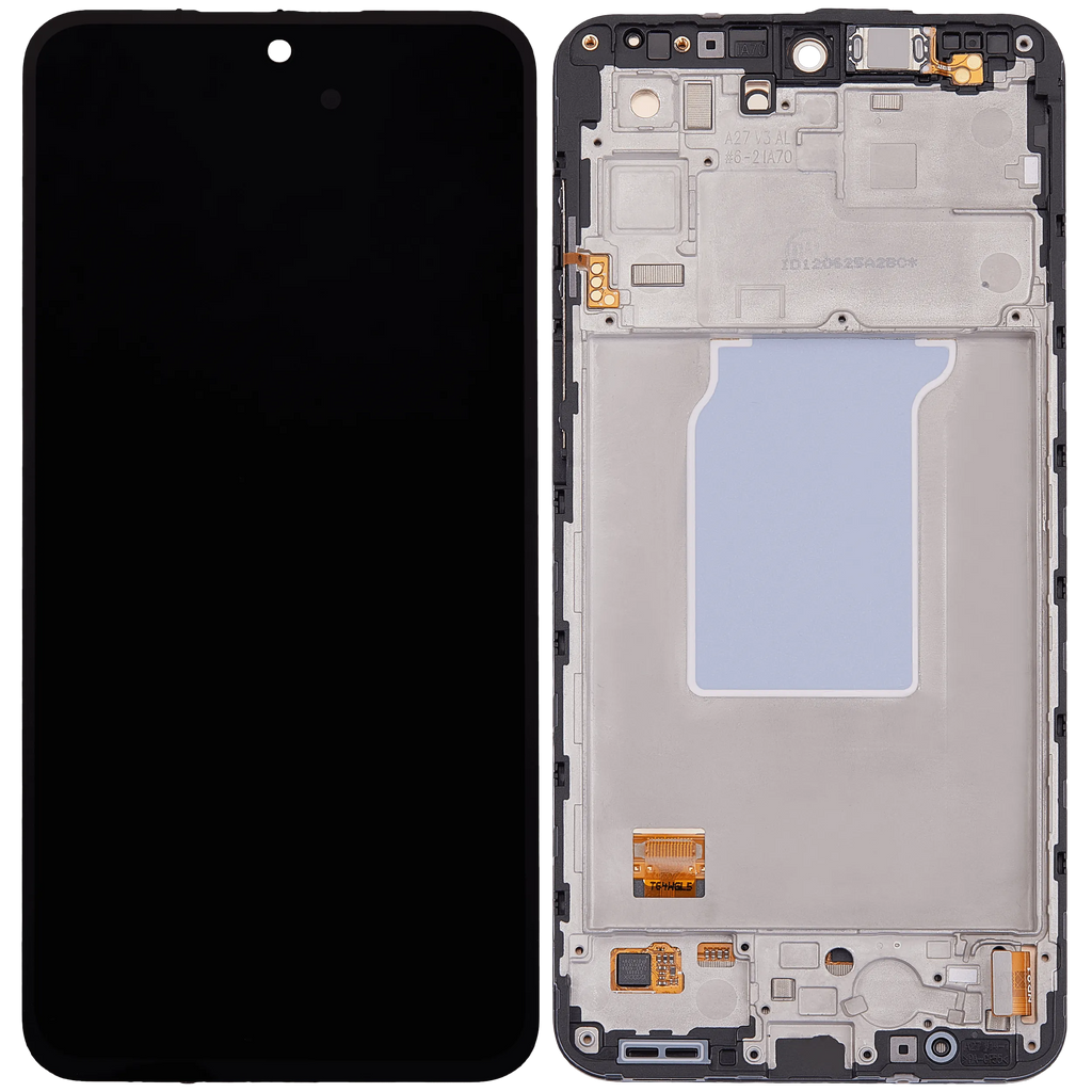 OLED-Display mit Rahmen für Samsung Galaxy A27 5G (A276 / 2026) (Refurbished) (Alle Farben)