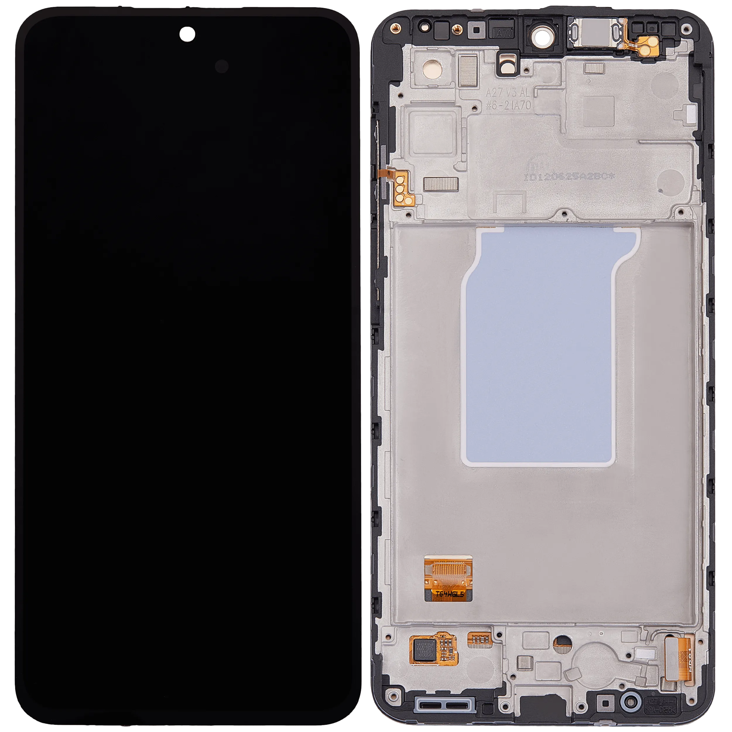 OLED-Display mit Rahmen für Samsung Galaxy A27 5G (A276 / 2026) (Refurbished) (Alle Farben)
