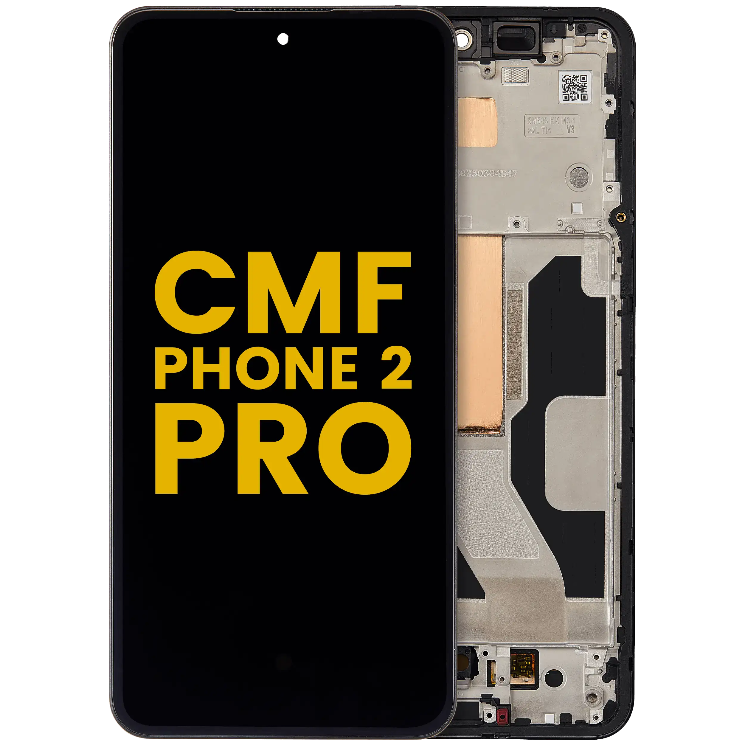 OLED-Display mit Rahmen für Nothing CMF Phone 2 Pro (Refurbished) (Alle Farben)