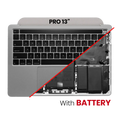Topcase mit Akku und Tastatur MBP 13 A2251 Space Grau OEM Ausbau B US Tastatur