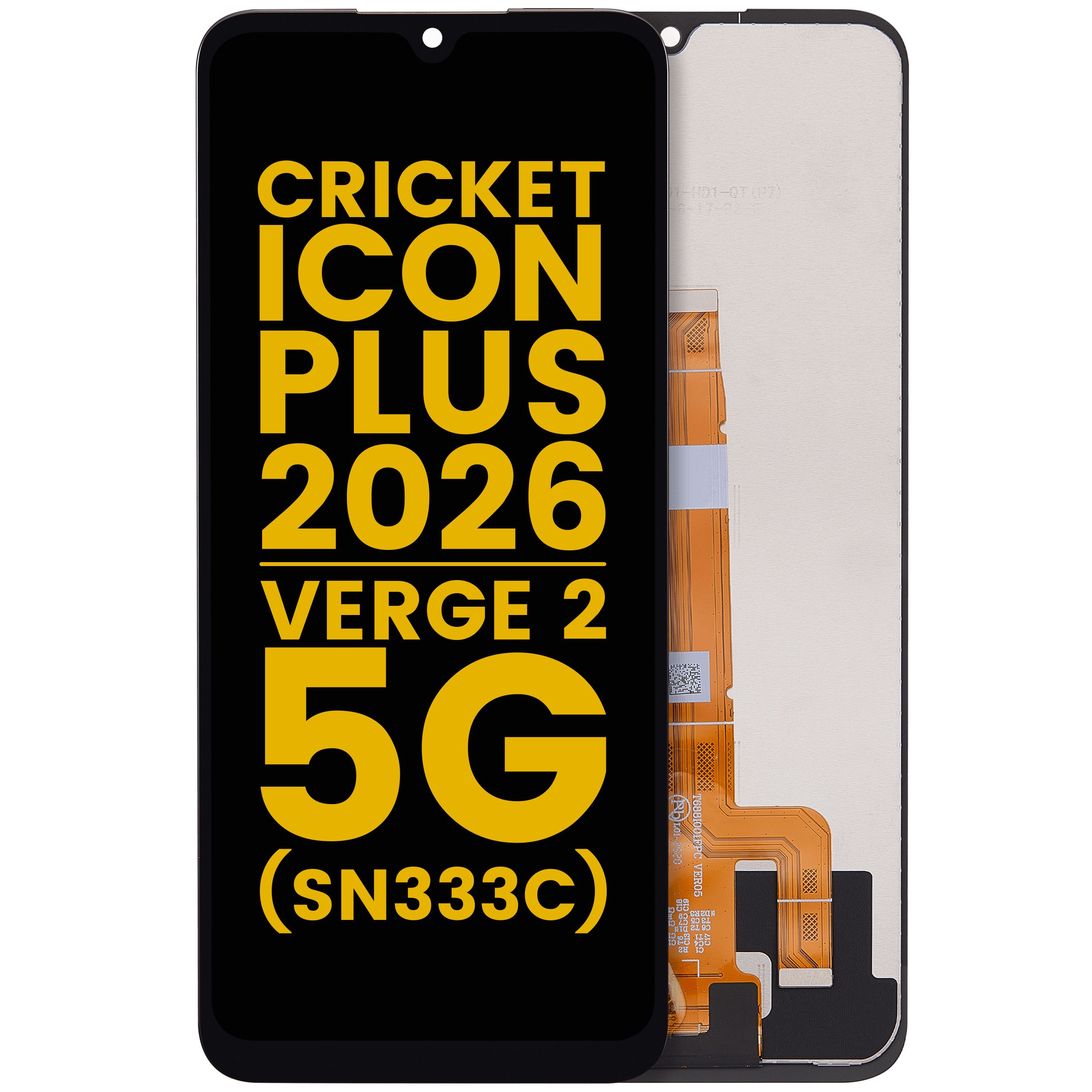 LCD-Display ohne Rahmen für Cricket lcon Plus (2026) (SN333C) / AT&T Verge 2 5G (Refurbished) (Alle Farben)