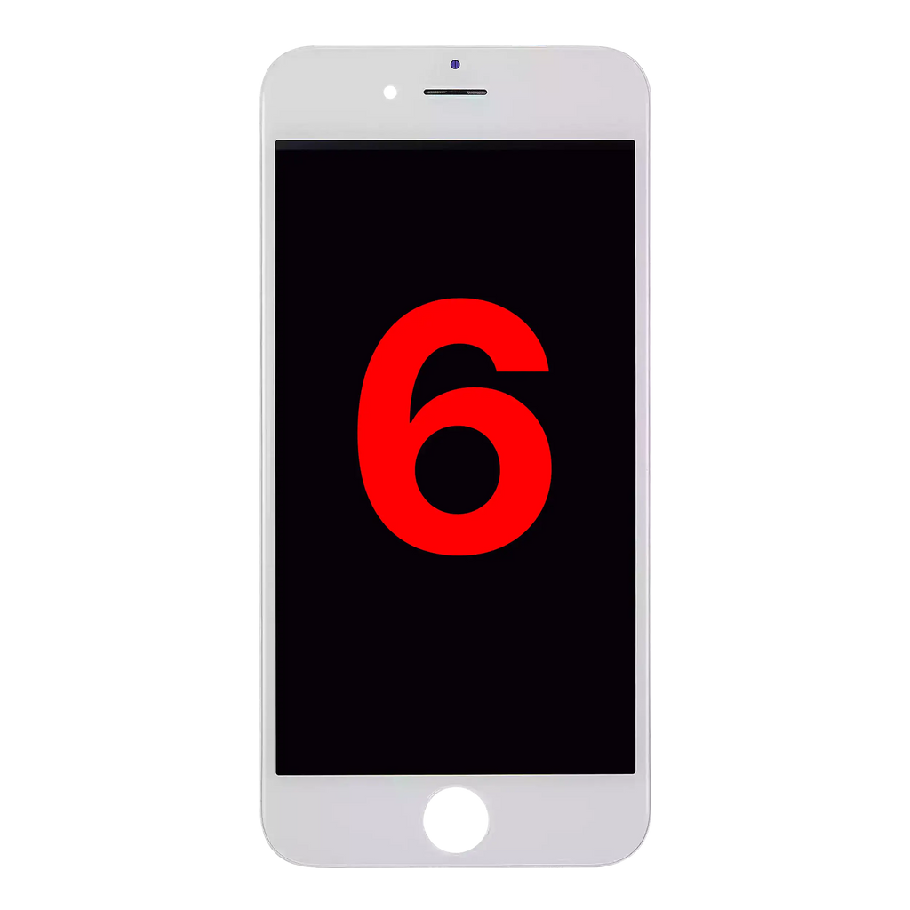 LCD-Display für iPhone 6 (Aftermarket Plus Quality: XO6) (Weiß)