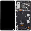 LCD-Display mit Rahmen für Xiaomi Mi Mix 2S (Aftermarket Plus) (Schwarz)