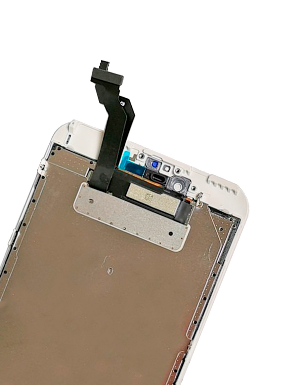 LCD-Display mit Stahlplatte für iPhone 6S Plus (Aftermarket Pro: XO7 Incell) (Weiß)