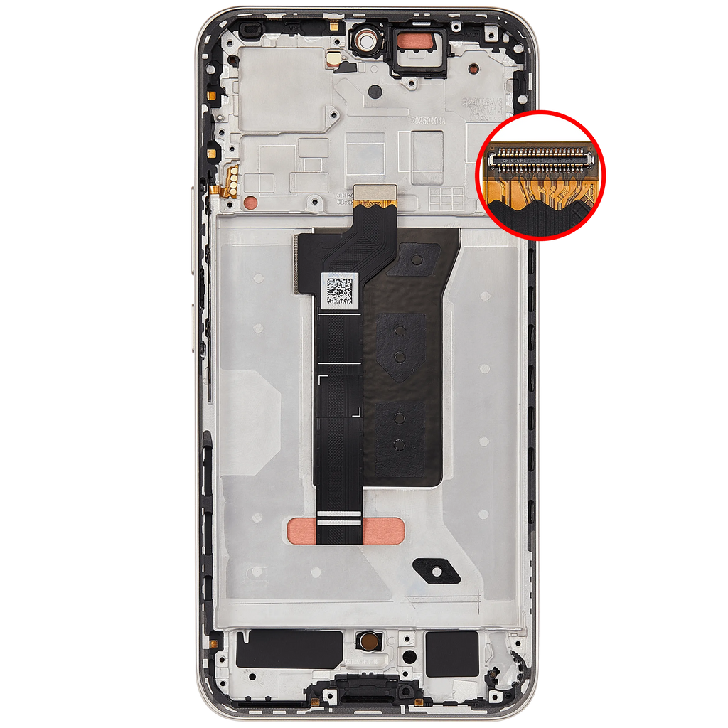 OLED-Display mit Rahmen für Honor 400 (Refurbished) (Desert Gold)