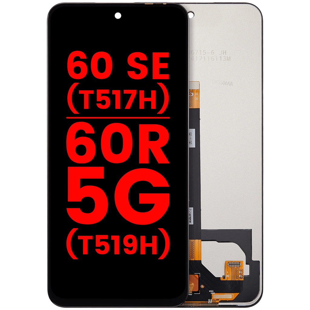LCD-Display ohne Rahmen für TCL 60 SE (T517H) / 60R (T519H) (Aftermarket Plus) (Alle Farben)