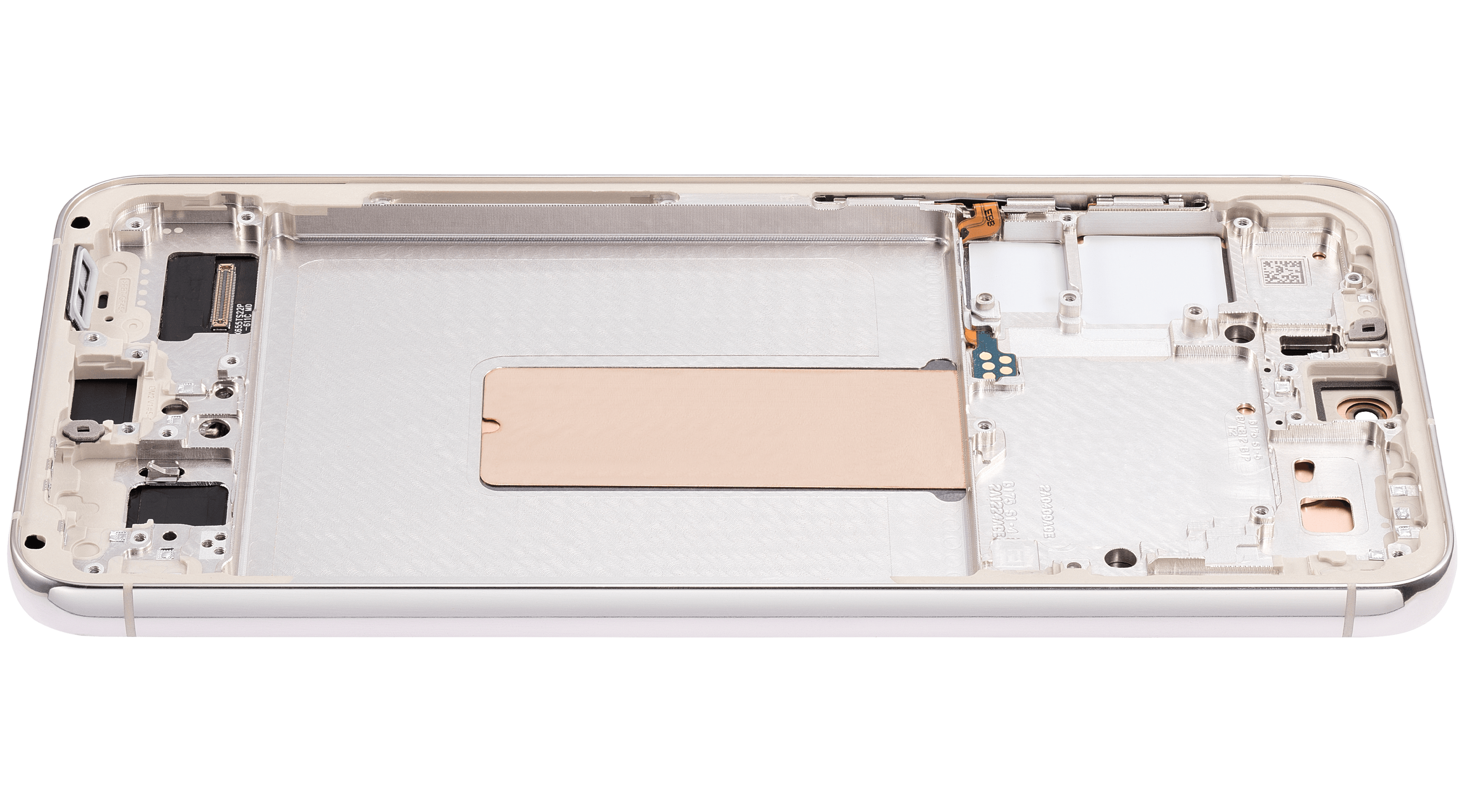 OLED-Display mit Rahmen für Samsung Galaxy S23 Plus (US & International) (Aftermarket Plus) (120Hz) (Cream)