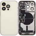 Backcover/Rahmen mit Ladebuchse Flex & Small Parts für iPhone 14 Pro (EU / Global Version) (gebrauchter OEM-Ausbau, Qualität A) (Gold)