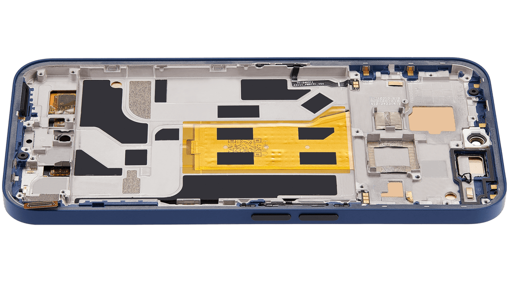 OLED-Display mit Rahmen für Nothing Phone (2a) (Refurbished) (Blau)