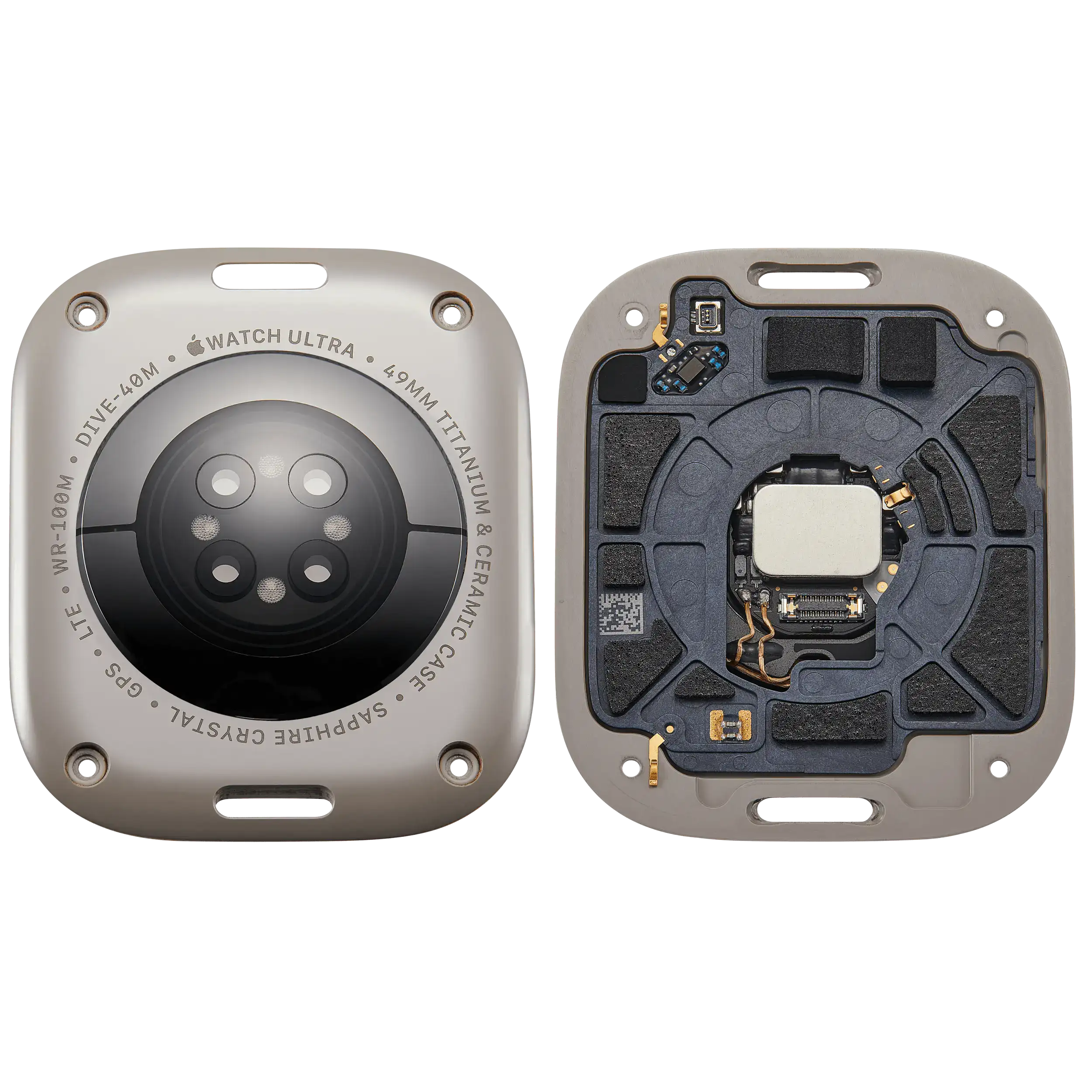 Backcover Assembly für Watch Series Ultra (1st Gen) (49mm) (LET Version) (Natural)