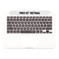 Top Case mit Keyboard (ANSI US) für MacBook Pro 13" A1502 (2015) (gebrauchter OEM-Ausbau, Qualität B/C)
