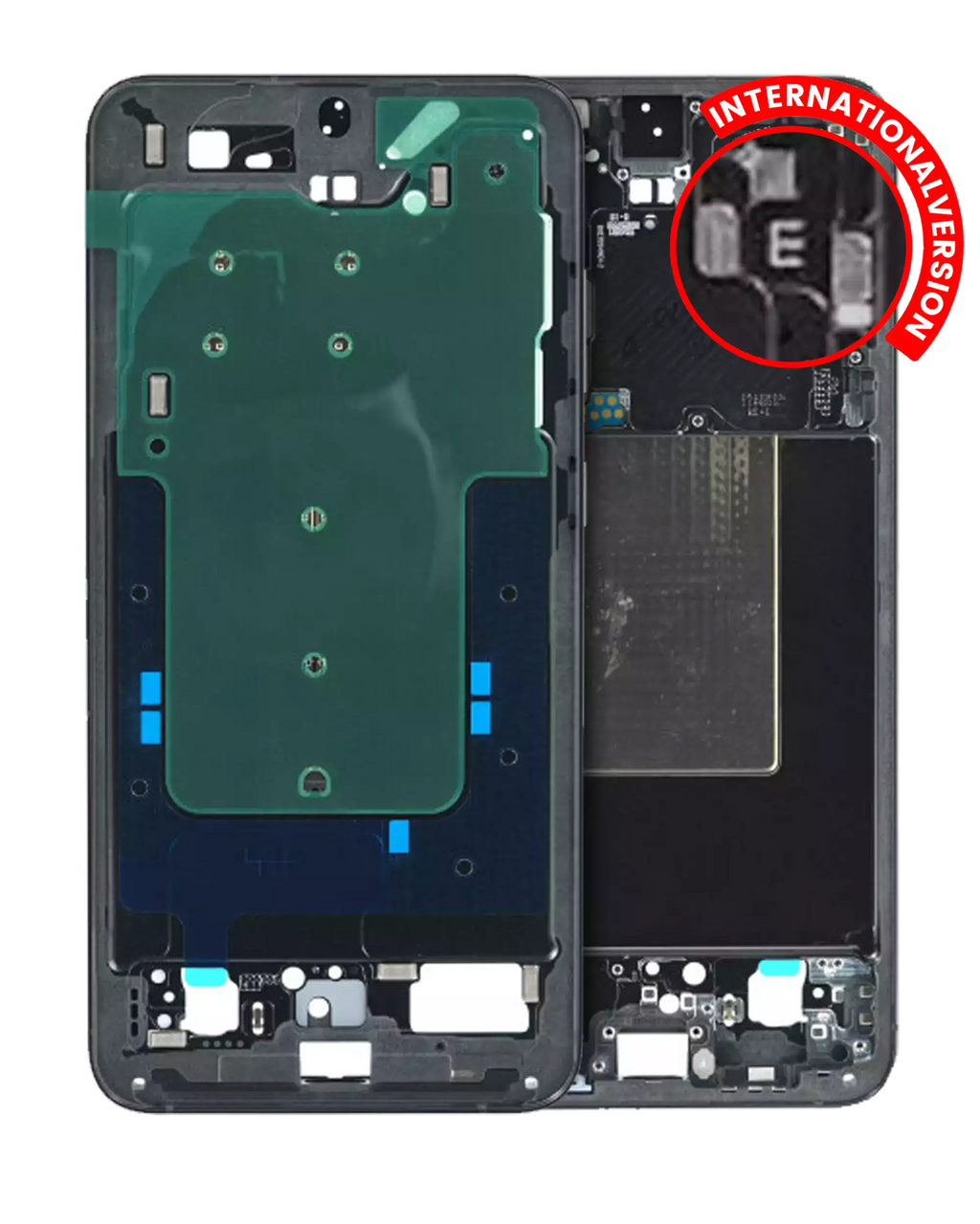 Midframe/Rahmen für Samsung Galaxy S24 Plus 5G (Internationale Version) (Service Pack) (Onyx Black)