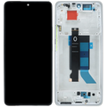 OLED-Display mit Rahmen für Xiaomi Poco X7 (Refurbished) (Silber)