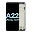 OLED Display with Frame for Samsung Galaxy A22 4G (A225 / 2021) (Service Pack) (All Colours)