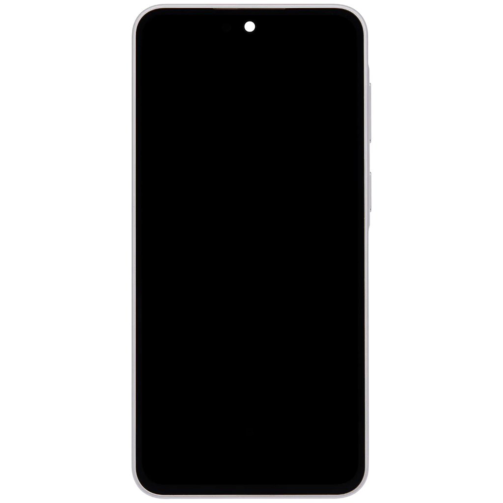 OLED-Display mit Rahmen für Samsung Galaxy A37 5G (A376 / 2026) (Refurbished) (Weiß)